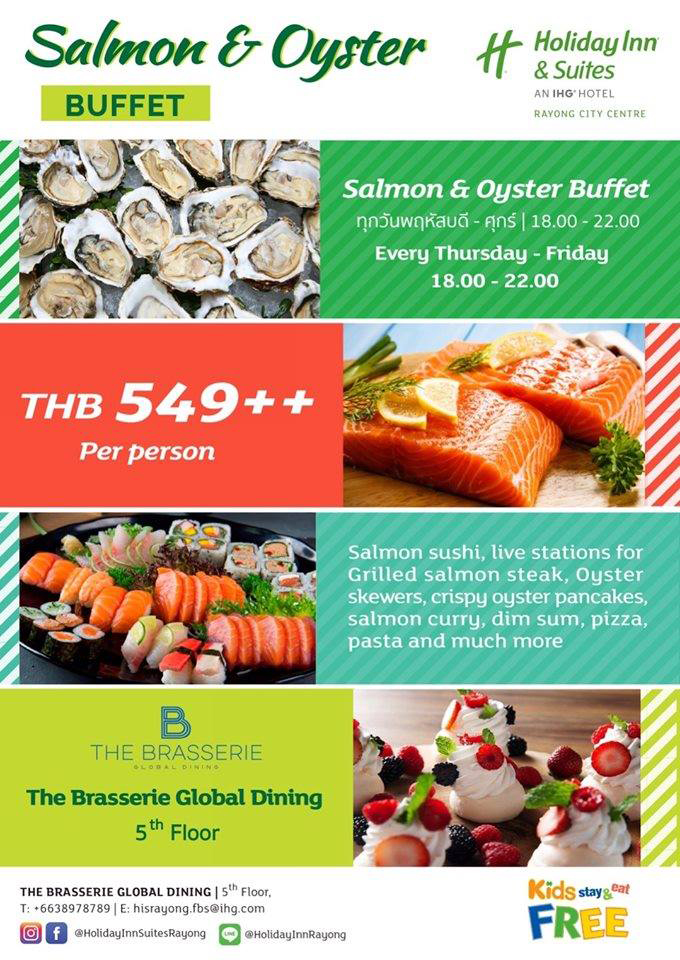 Salmon Oyster Buffet